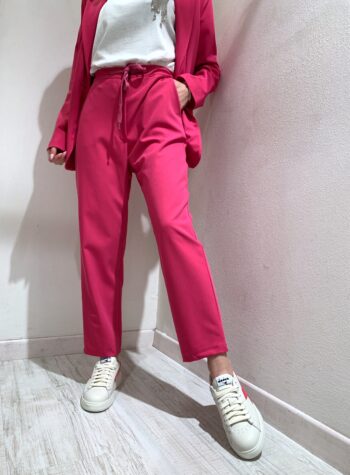 Shop Online Pantalone morbido a sigaretta fucsia Have One