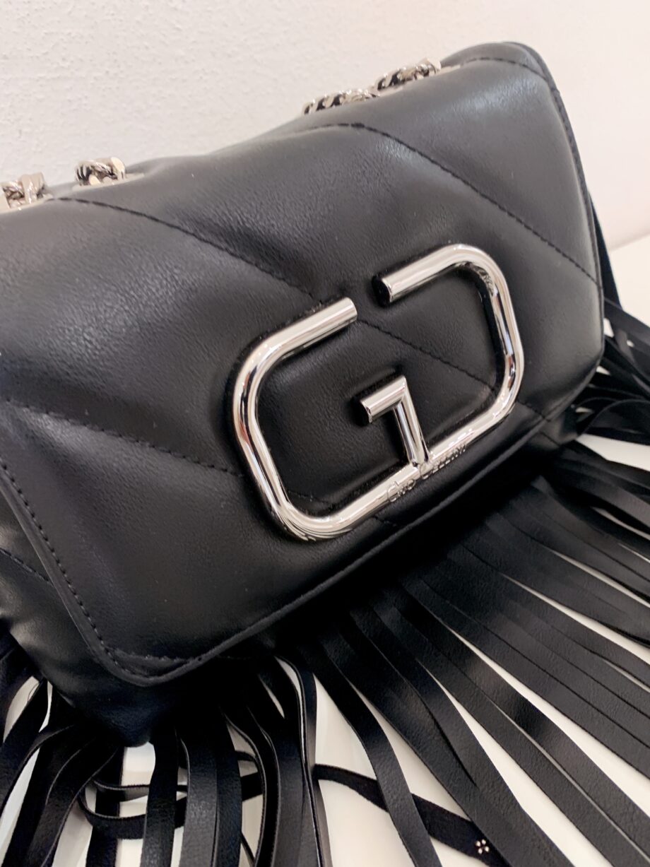 Shop Online Mini bag Leyla frange nera Gio Cellini