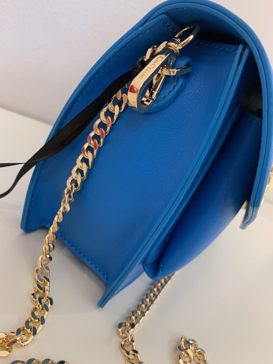 Shop Online Borsa Margot metal color bluette Gio Cellini