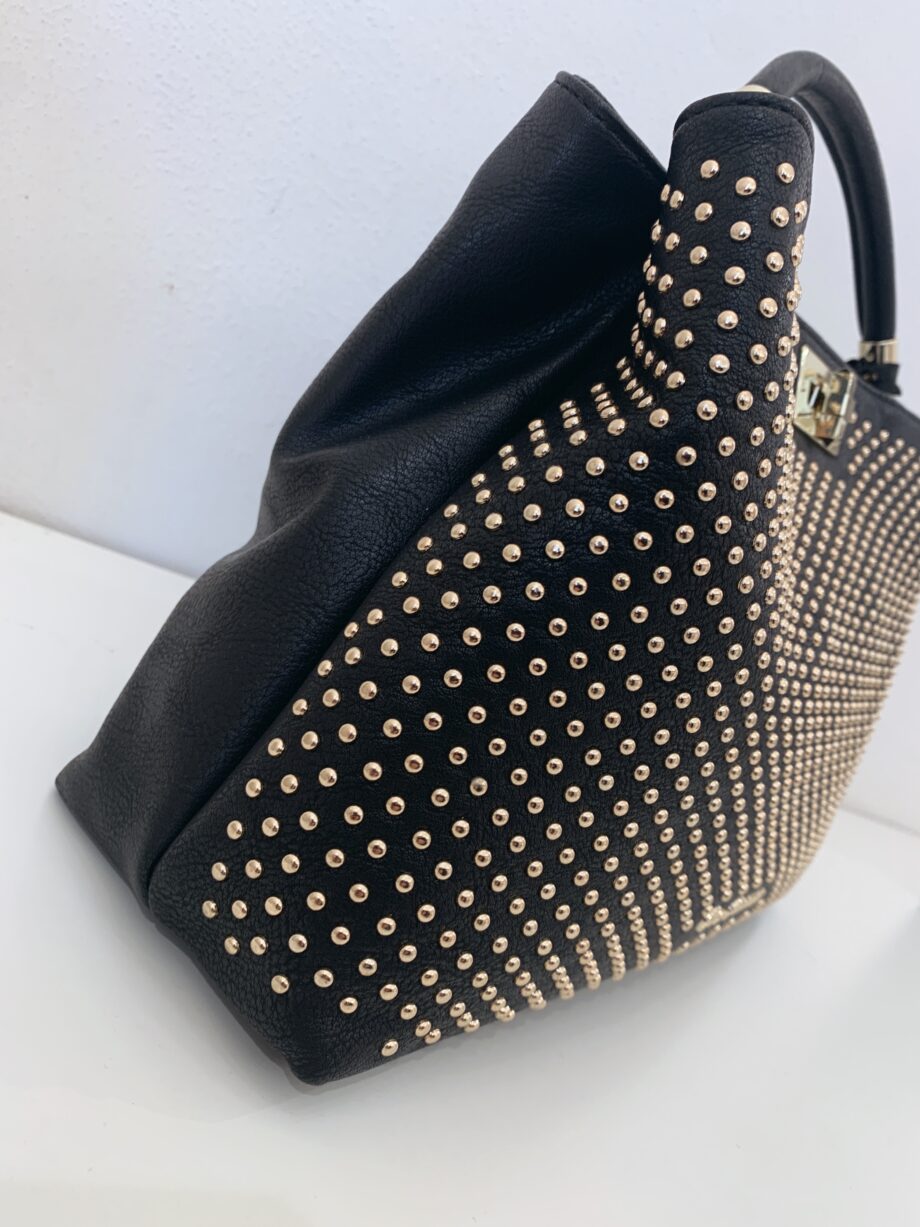 Shop Online Borsa kim micro borchie nera Gio Cellini