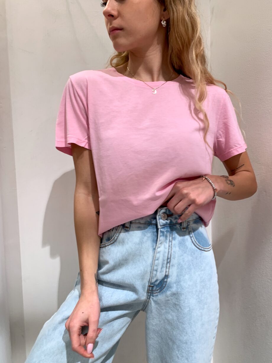 Shop Online T-shirt girocollo rosa Kontatto