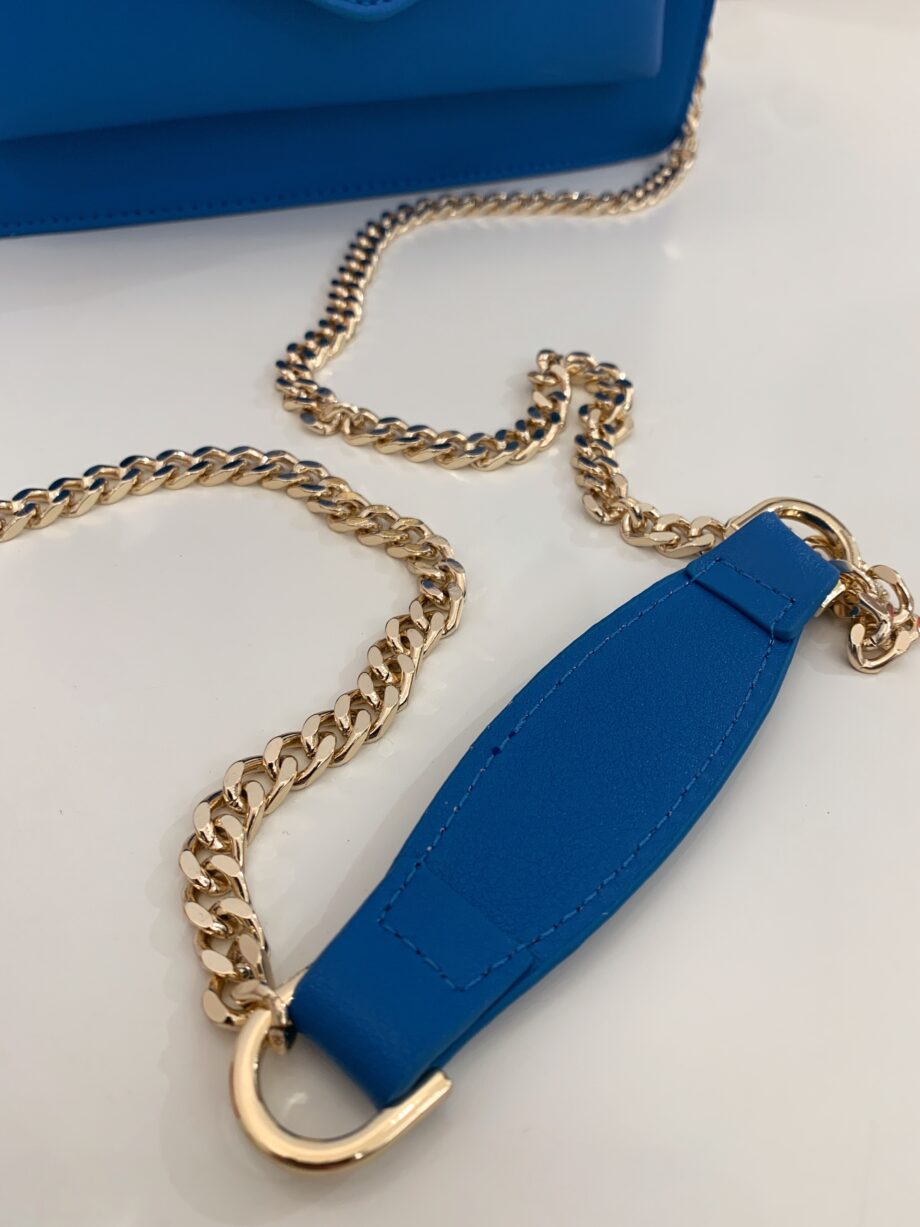 Shop Online Borsa Margot metal color bluette Gio Cellini