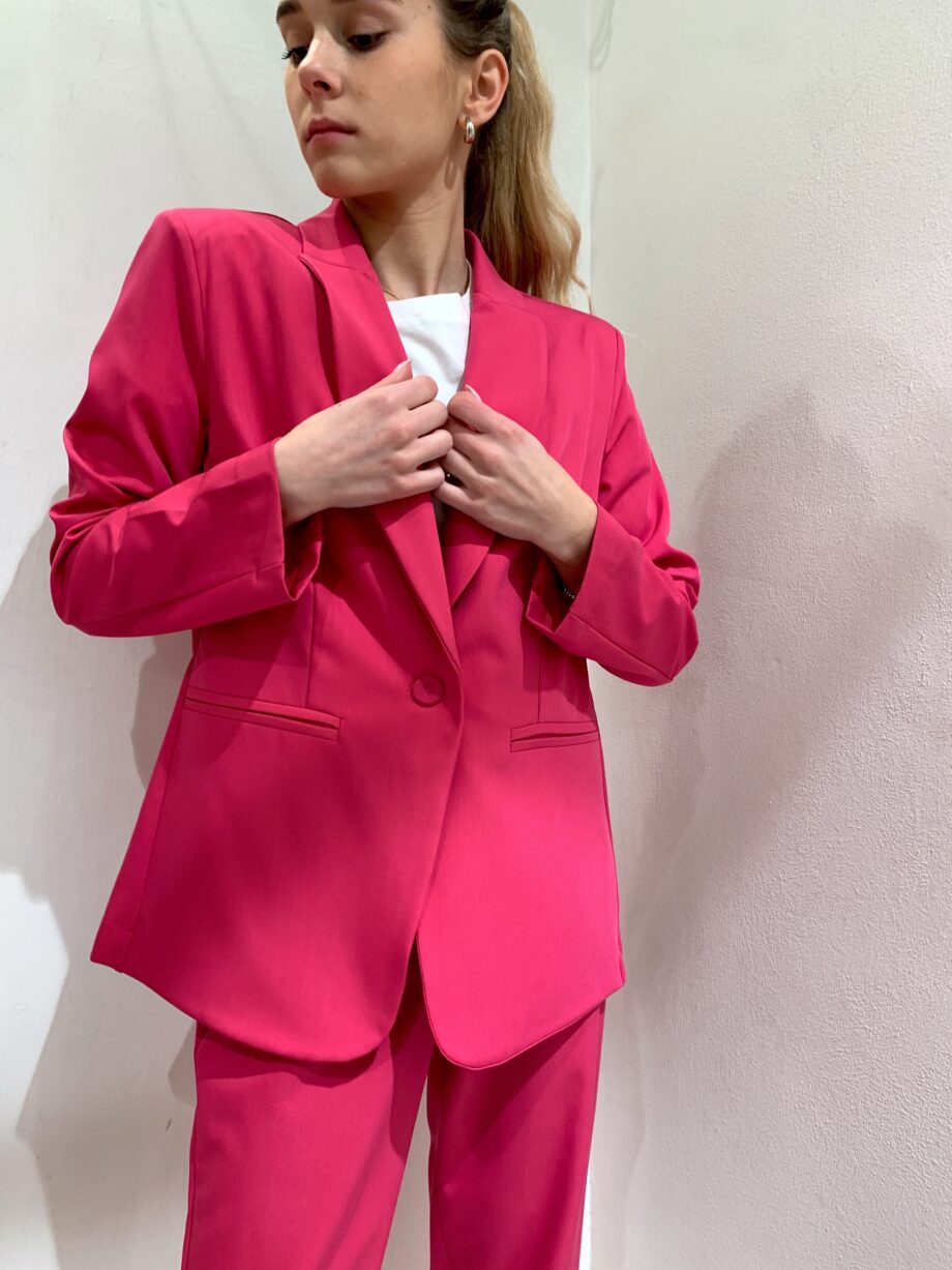 Shop Online Blazer monopetto fucsia Have One