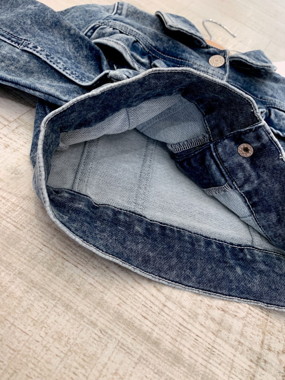 Shop Online Giacchetto di jeans sfumato con rouches Name It