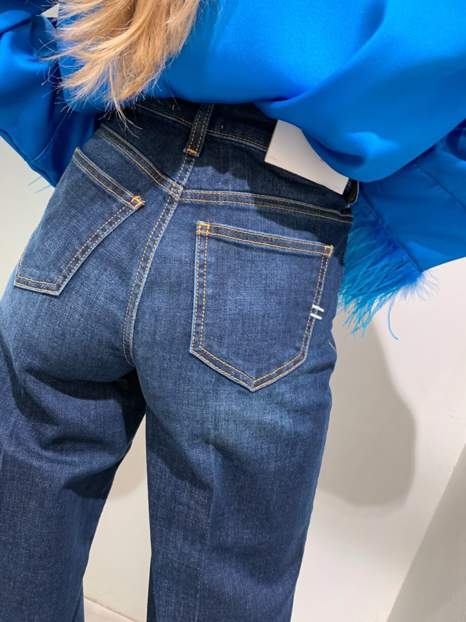 Shop Online Jeans scuro morbido con rovescia Vicolo