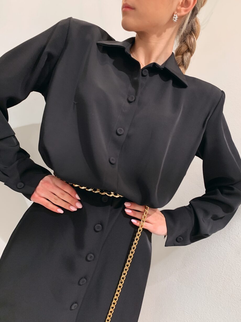 Shop Online Vestito camicia nero Have One