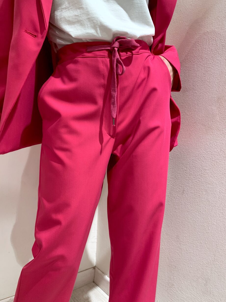 Shop Online Pantalone morbido a sigaretta fucsia Have One