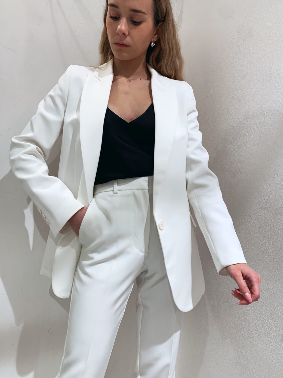 Shop Online Blazer un bottone bianco Vicolo