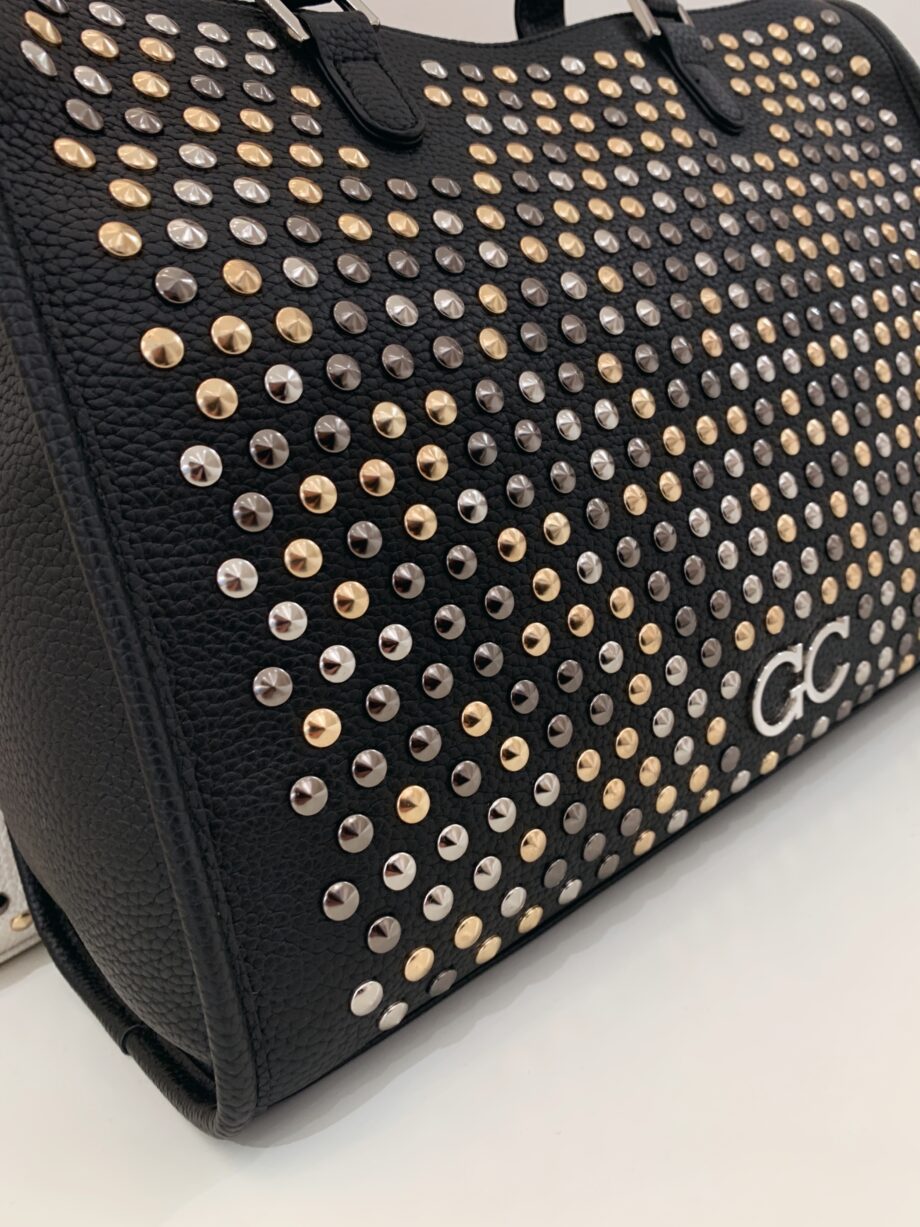 Shop Online Bauletto Maya all studs nero Gio Cellini