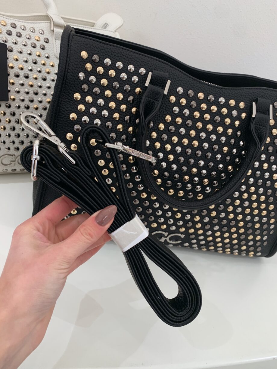 Shop Online Bauletto Maya all studs nero Gio Cellini