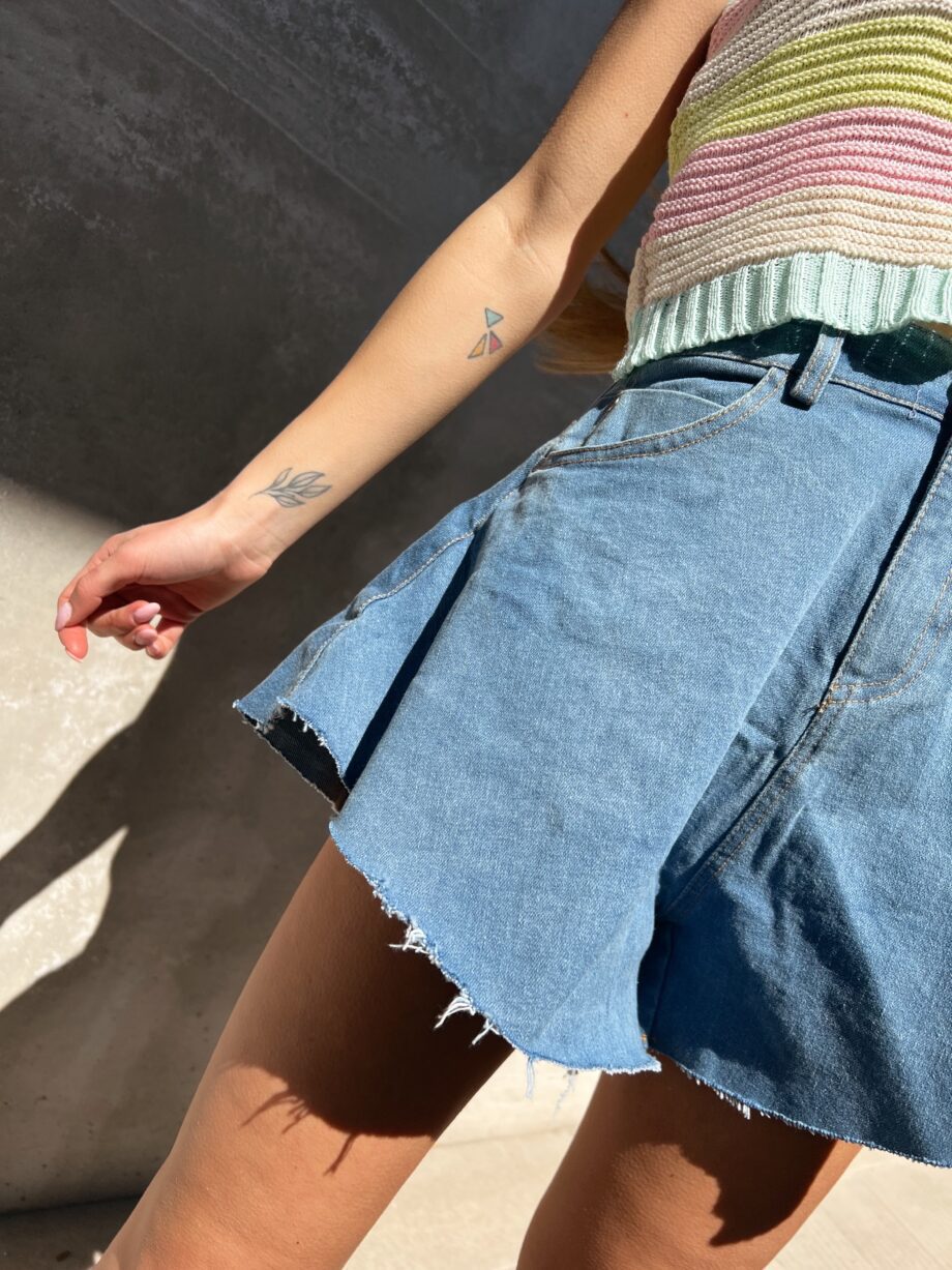 Shop Online Short in jeans ELETTRA a campanella Odì Odì
