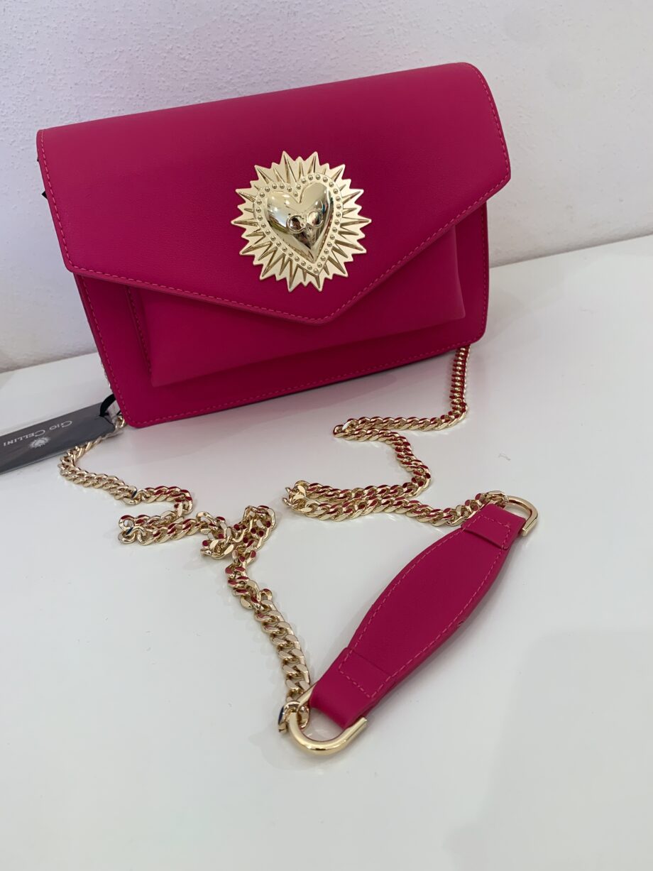 Shop Online Borsa Margot metal color fucsia Gio Cellini