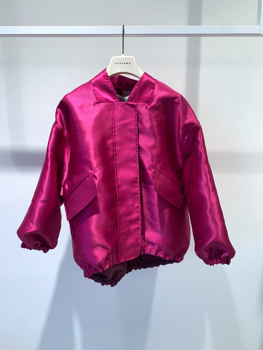 Shop Online Bomber over satinato magenta Have One