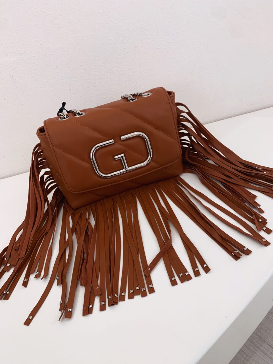 Shop Online Mini bag Leyla frange cuoio Gio Cellini