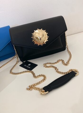 Shop Online Borsa Margot metal color nera Gio Cellini