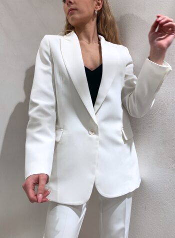 Shop Online Blazer un bottone bianco Vicolo