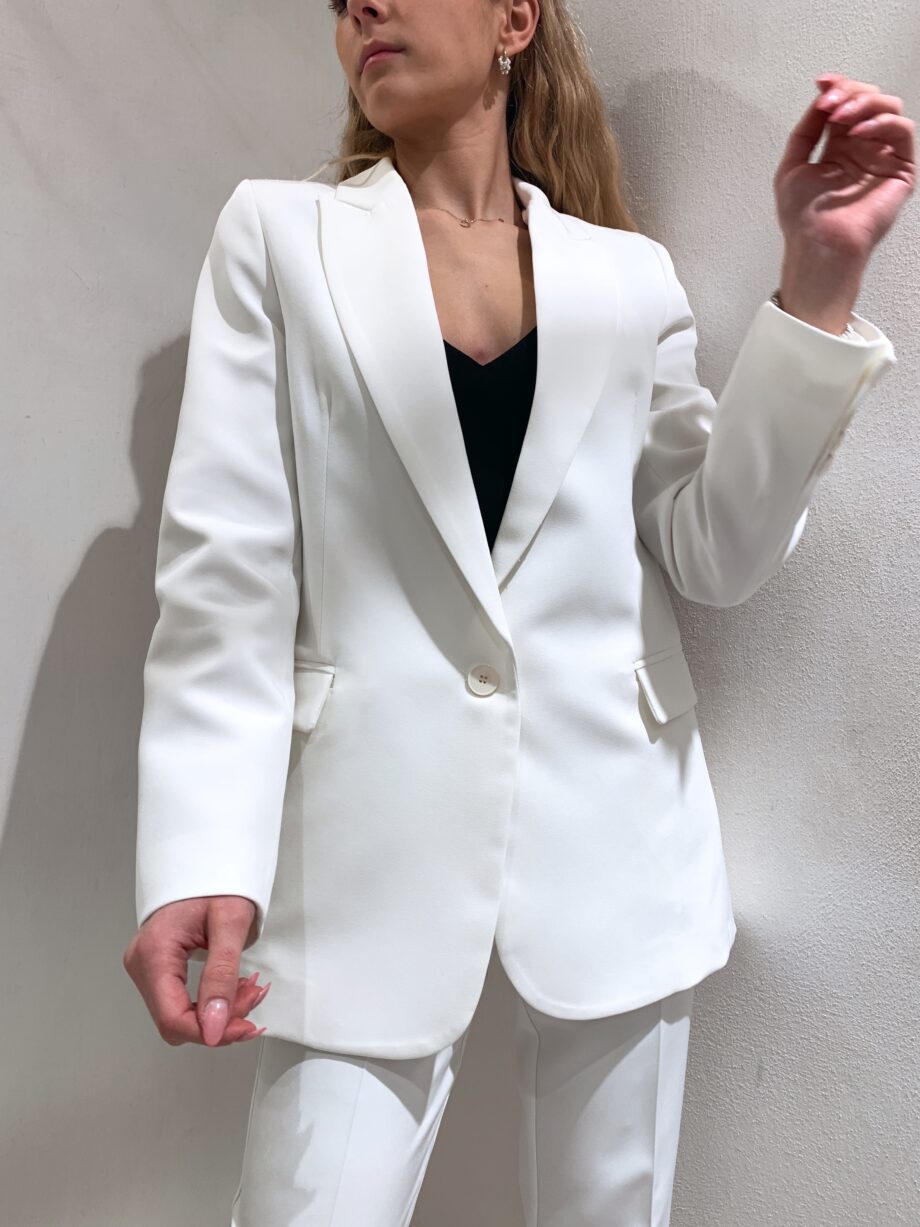 Shop Online Blazer un bottone bianco Vicolo