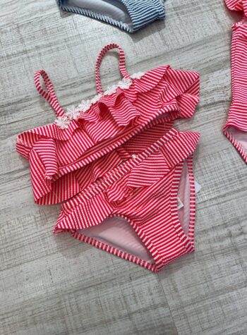 Shop Online Costume due pezzi a righe rosse Name It
