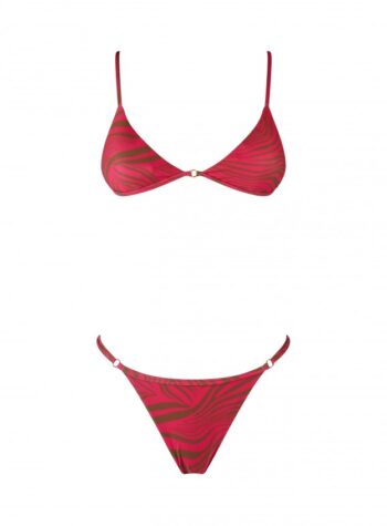 Shop Online Triangolo Ambre zebrato fucsia