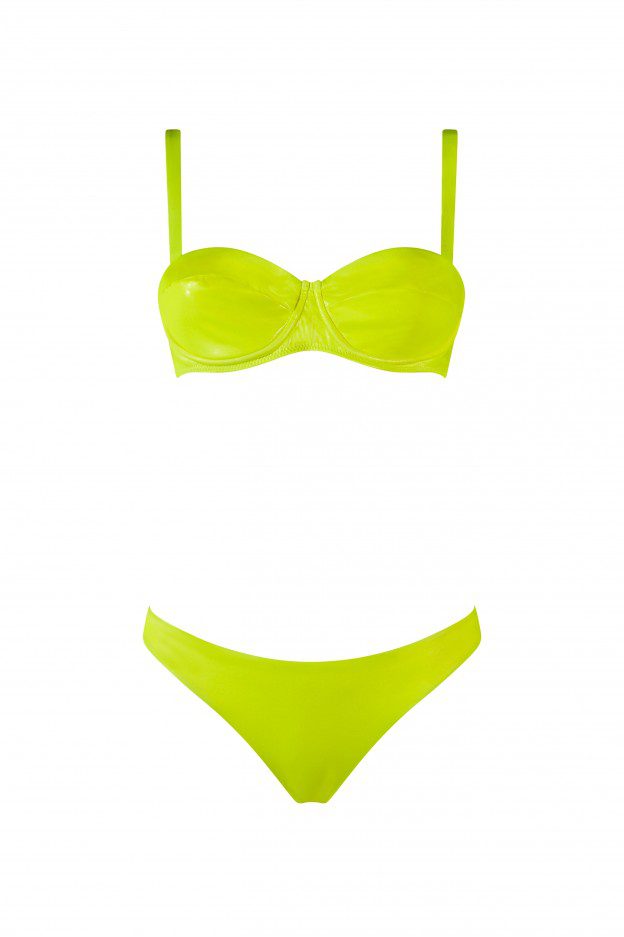 Shop Online Bikini Chiara giallo fluo laminato Matinée