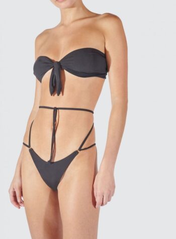 Shop Online Fascia Emma nero con fiocco