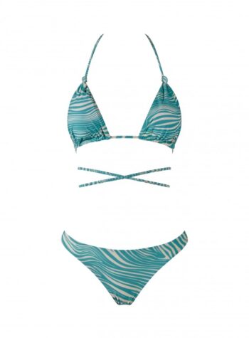 Shop Online Slip lilas zebrato panna e azzurro