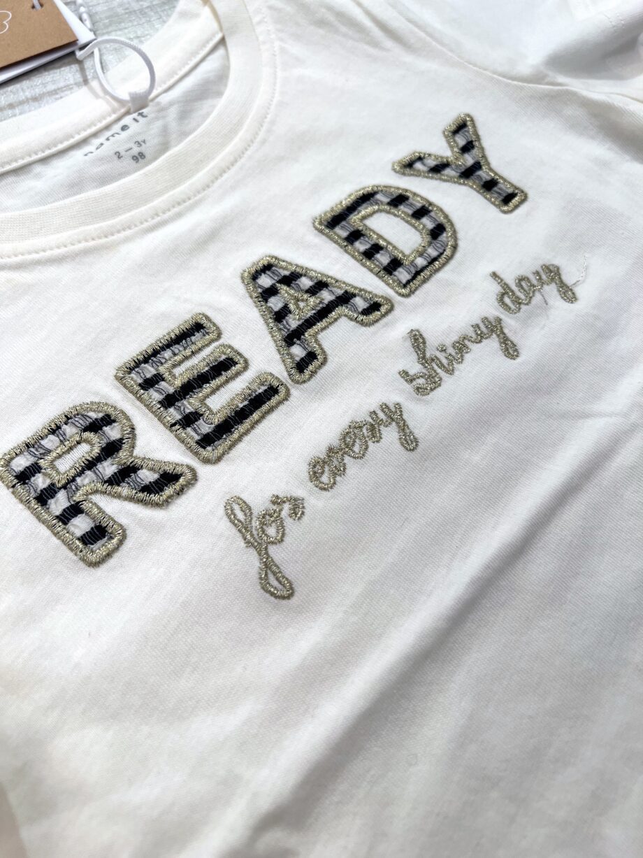 Shop Online T-shirt bianca "ready" Name It