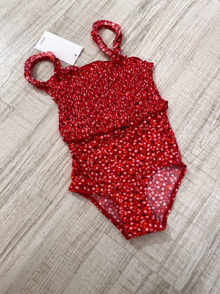 Costume intero rosso a fiorellini Name It Shop Online Costume intero rosso a fiorellini Name It