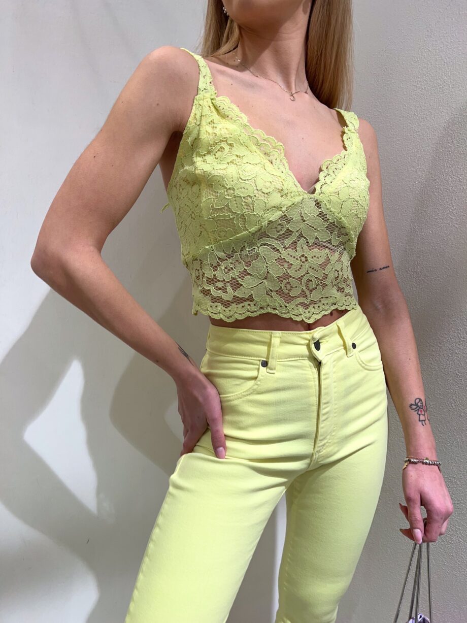 Shop Online Top crop in pizzo cedro So Allure