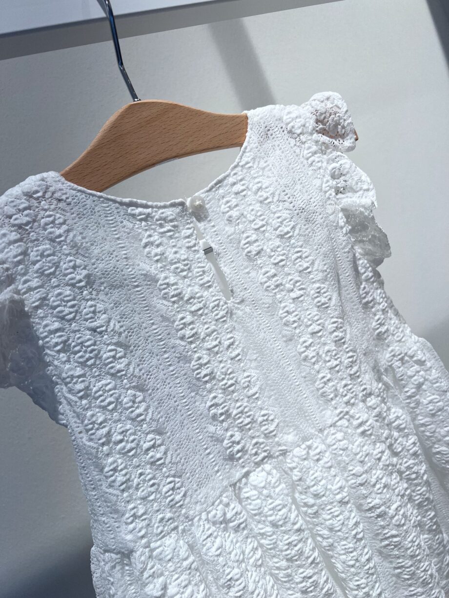 Shop Online Vestito bianco in san gallo a fiori Name It