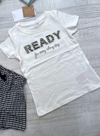 Shop Online T-shirt bianca "ready" Name It