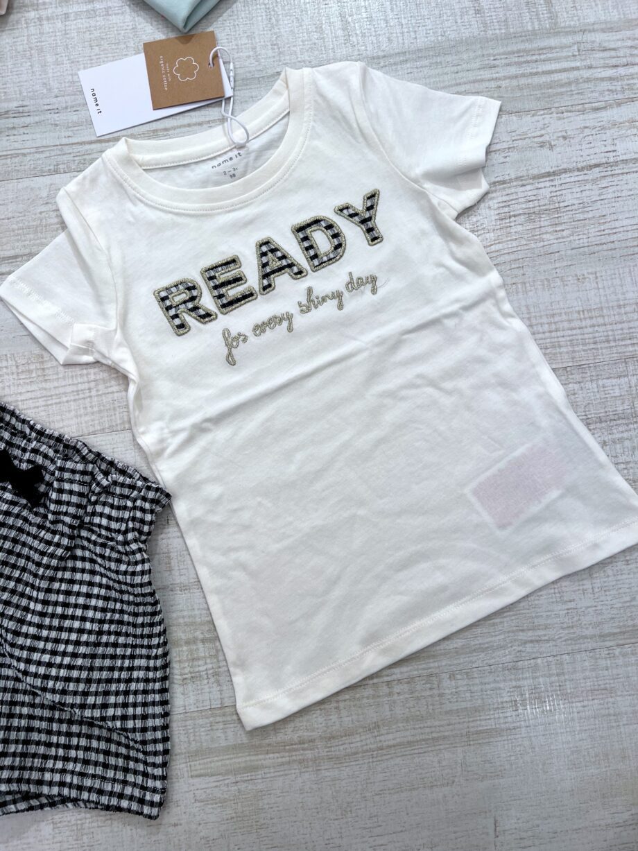 Shop Online T-shirt bianca "ready" Name It