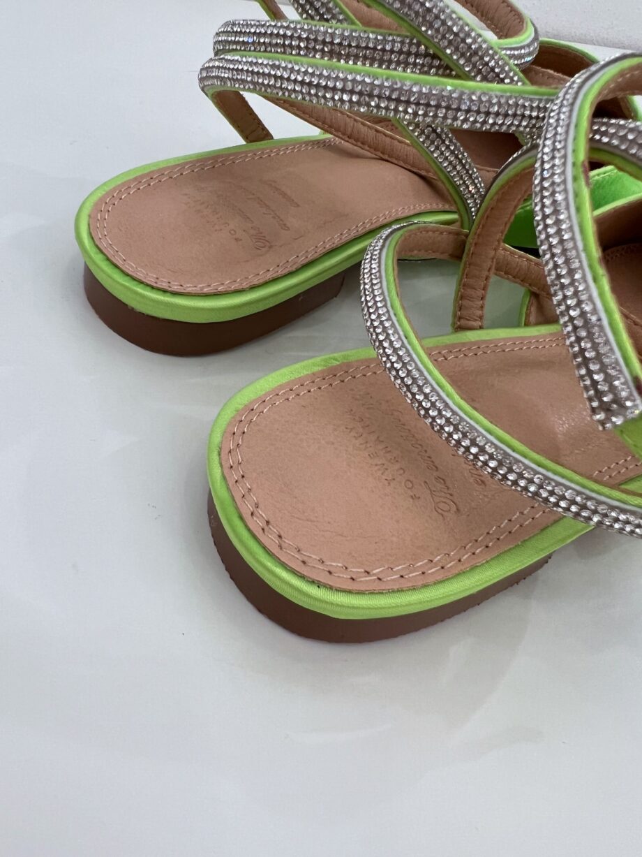 Shop Online Sabot slipper Alhena lime Twentyfourhaitch