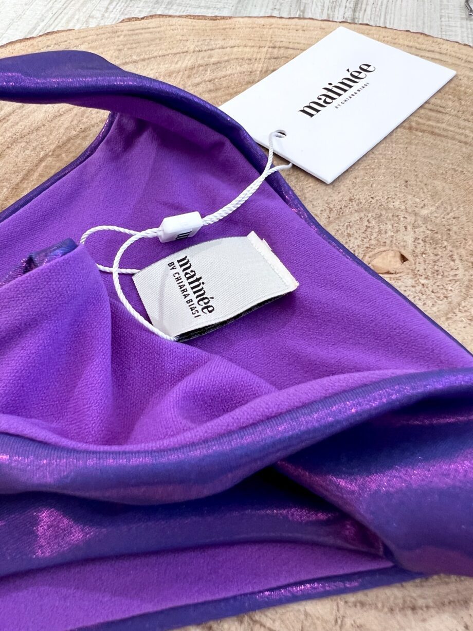 Shop Online Bikini slip Emma rainbow laminato viola Matinée