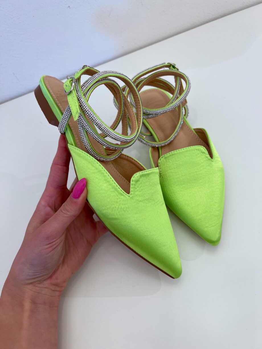 Shop Online Sabot slipper Alhena lime Twentyfourhaitch