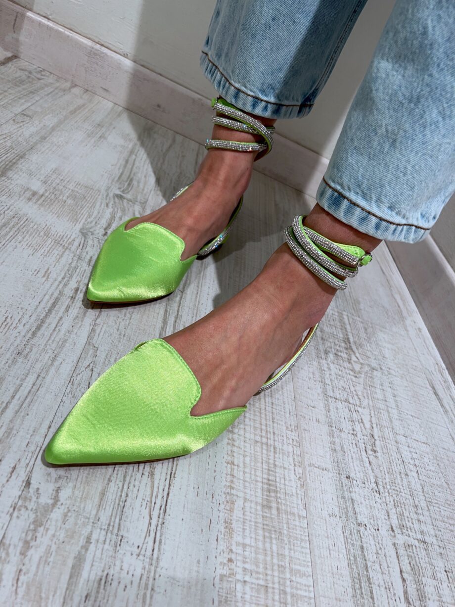 Shop Online Sabot slipper Alhena lime Twentyfourhaitch