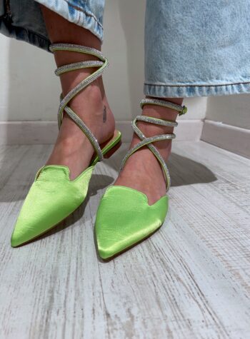 Shop Online Sabot slipper Alhena lime Twentyfourhaitch