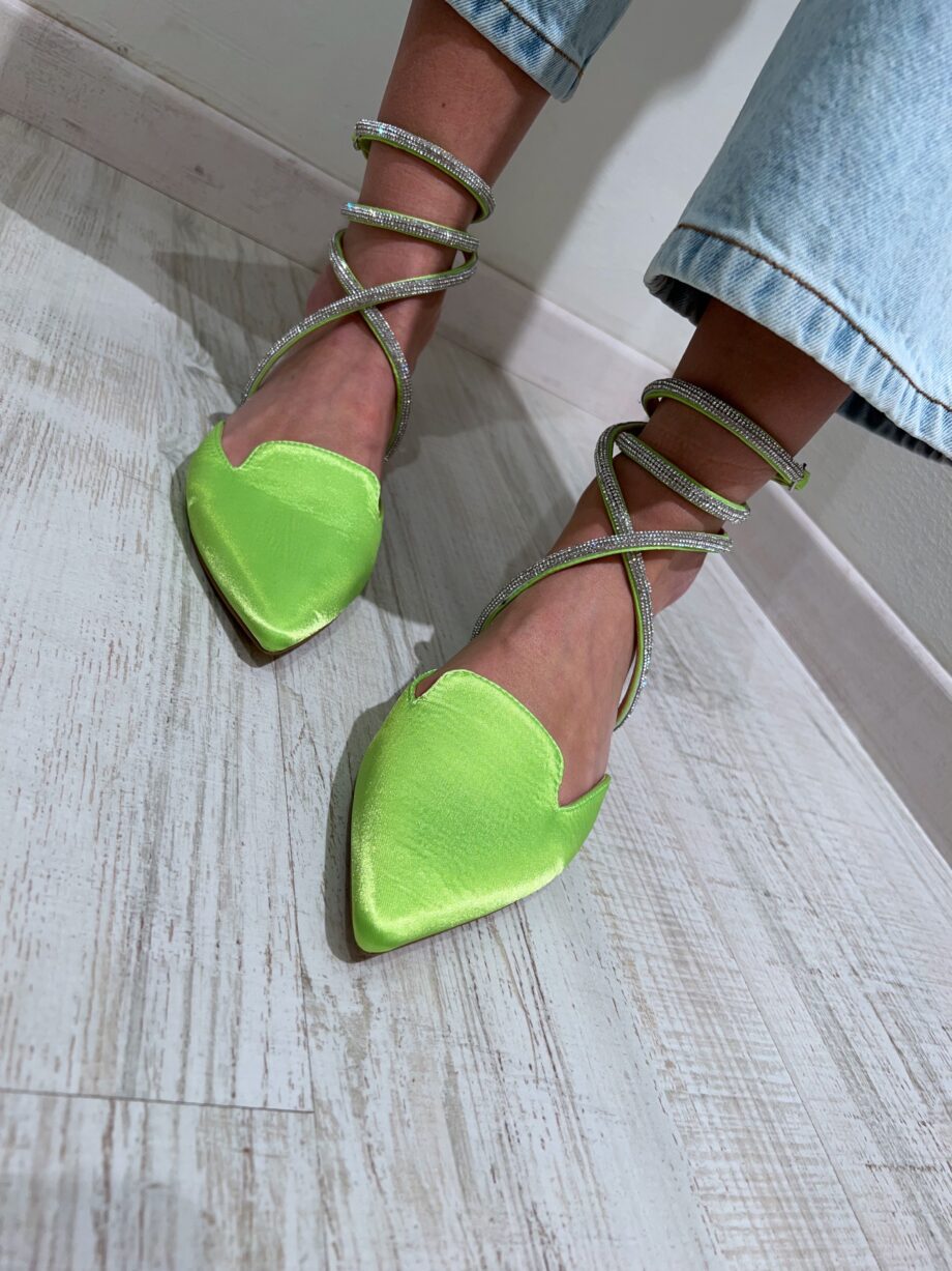 Shop Online Sabot slipper Alhena lime Twentyfourhaitch