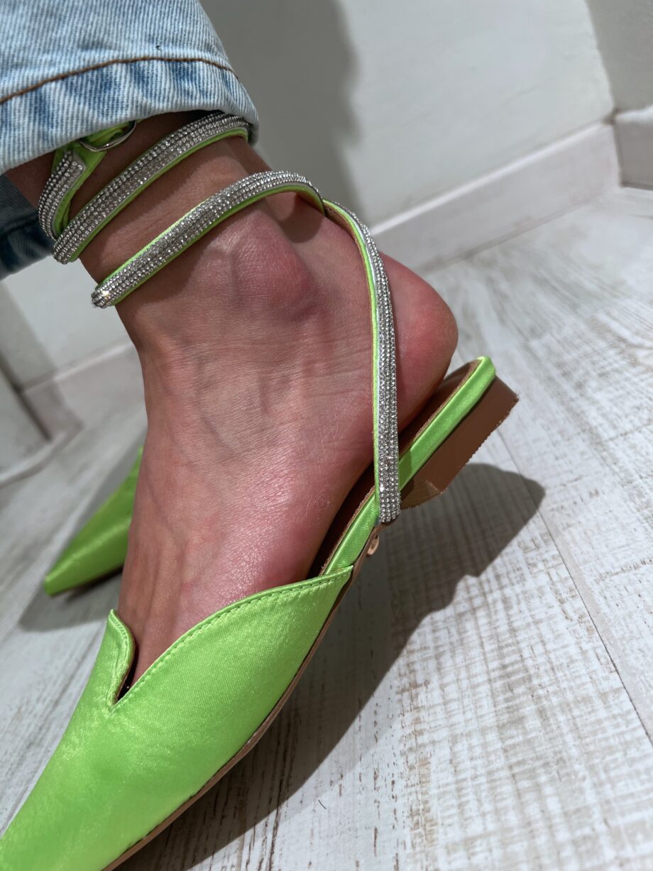 Shop Online Sabot slipper Alhena lime Twentyfourhaitch