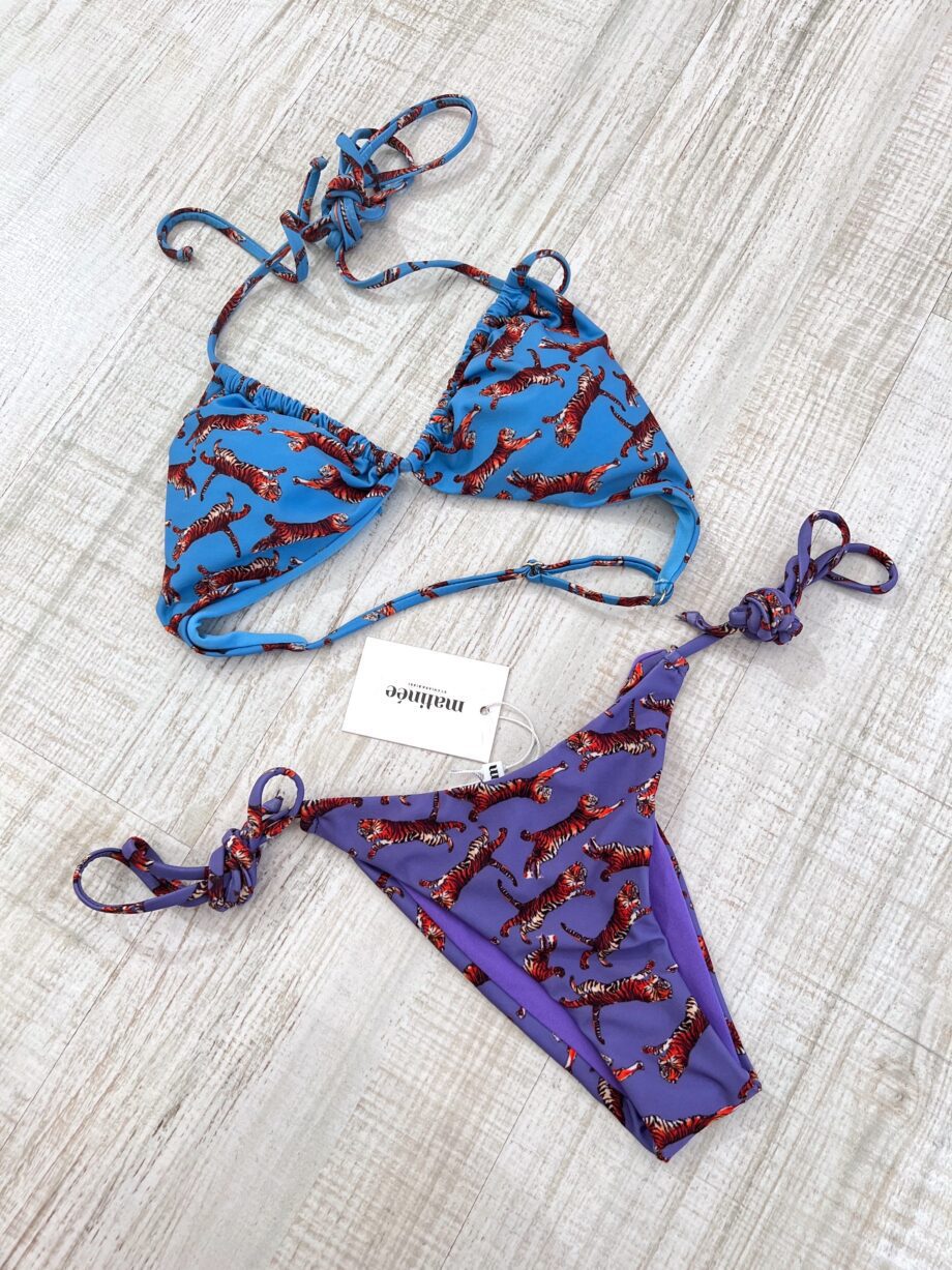 Shop Online Bikini Clio tigre lilla Matinée