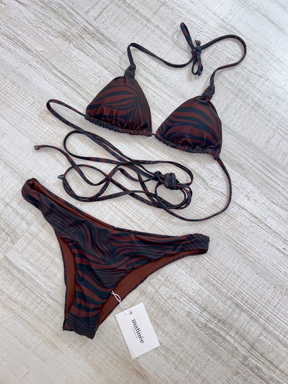 Shop Online Bikini Lilas zebrato nero Matinée