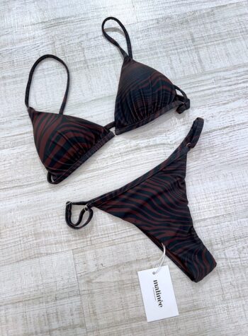 Shop Online Bikini Ambre nero zebrato Matinée