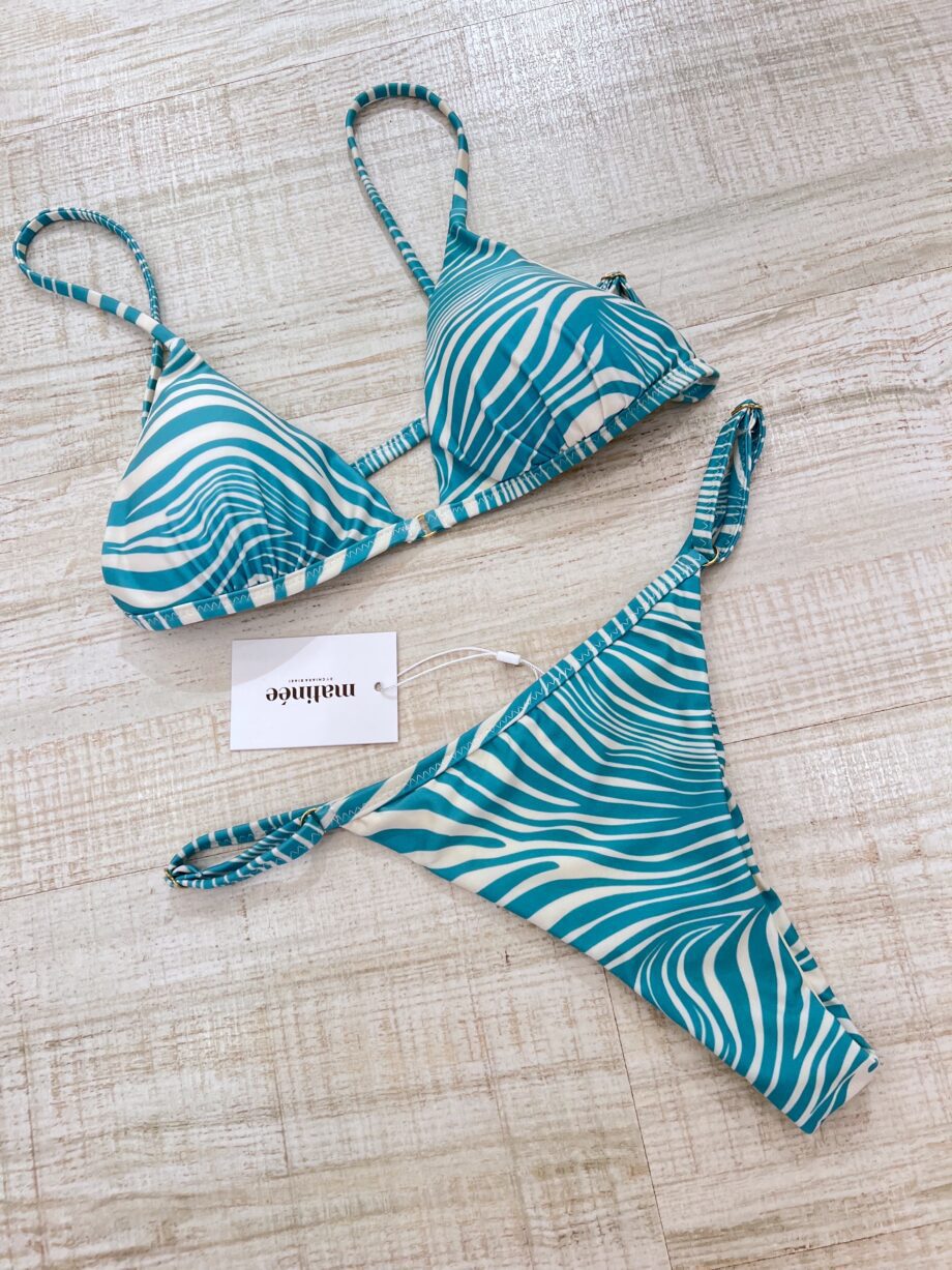 Shop Online Bikini Ambre zebrato acquamarina Matinée