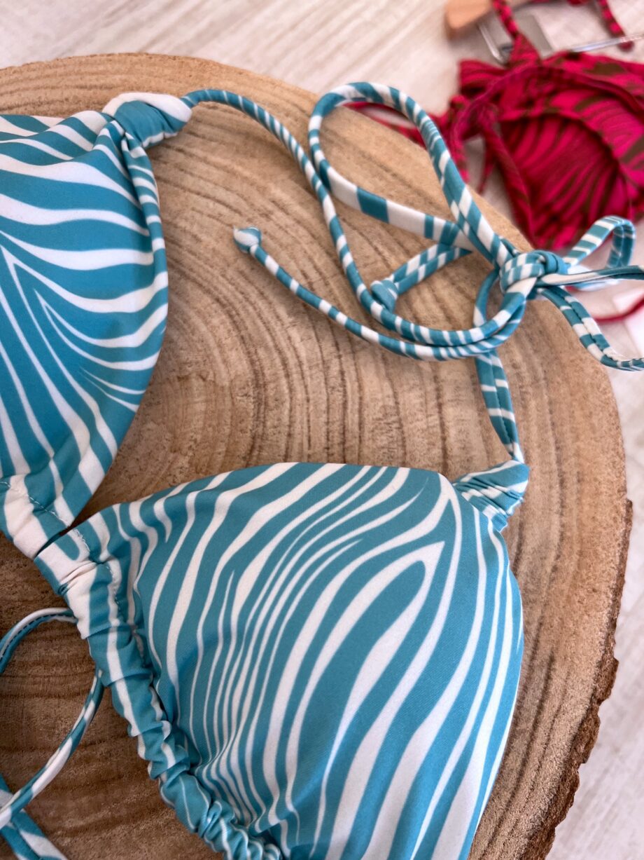 Shop Online Bikini lilas zebrato panna e azzurro Matinée