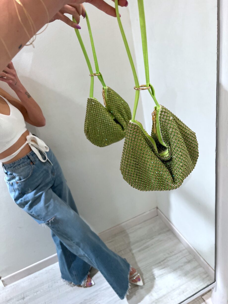 Shop Online Borsa Vela a sacchetto lime Twentyfourhaitch