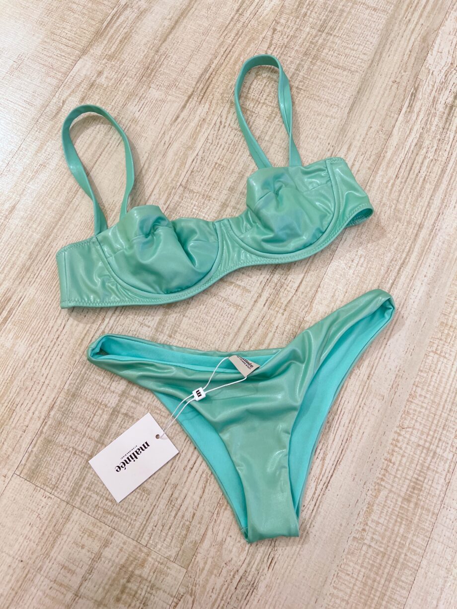 Shop Online Bikini Chiara acquamarina laminato Matinée