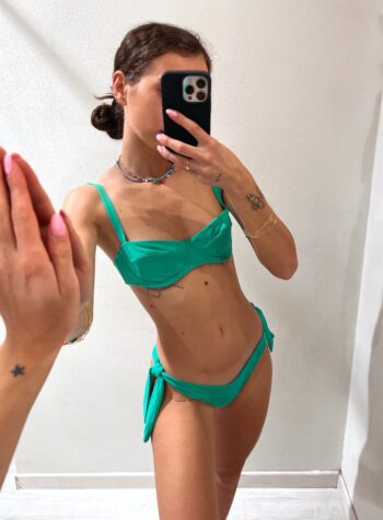 Shop Online Bikini slip Nadine rainbow verde Matinée
