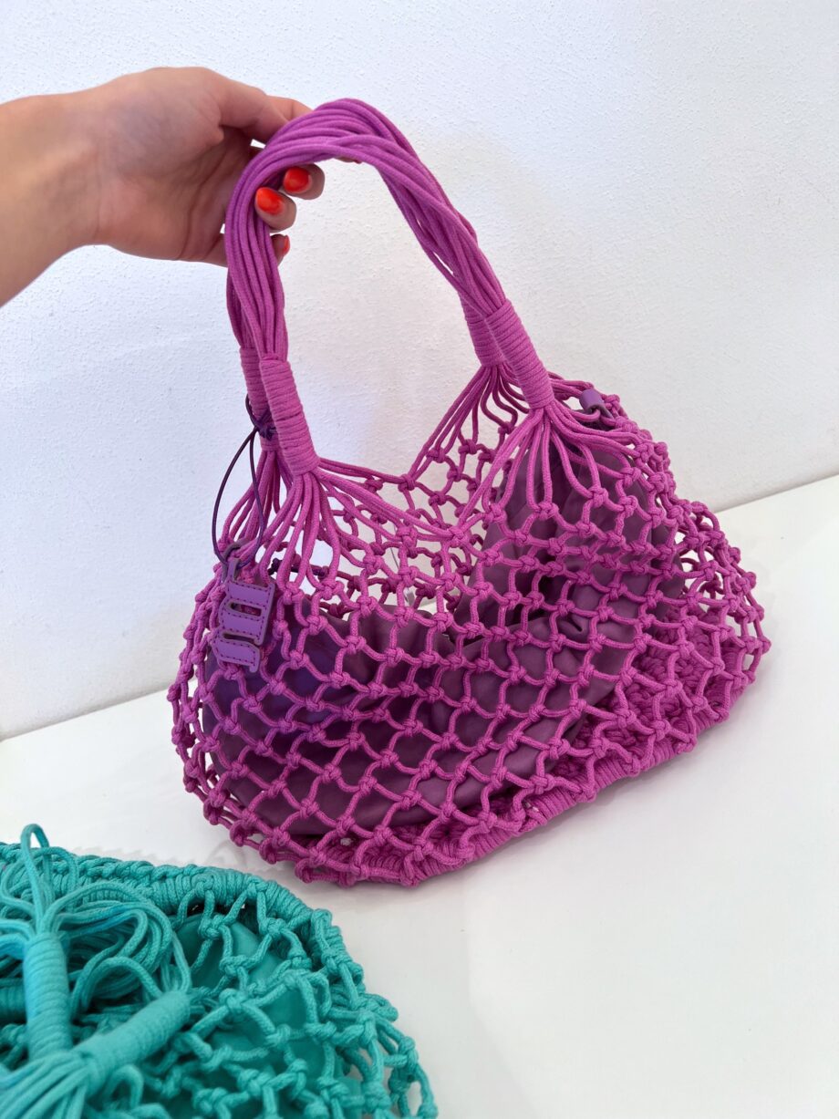 Shop Online Borsa mare a rete viola piccola Matinée