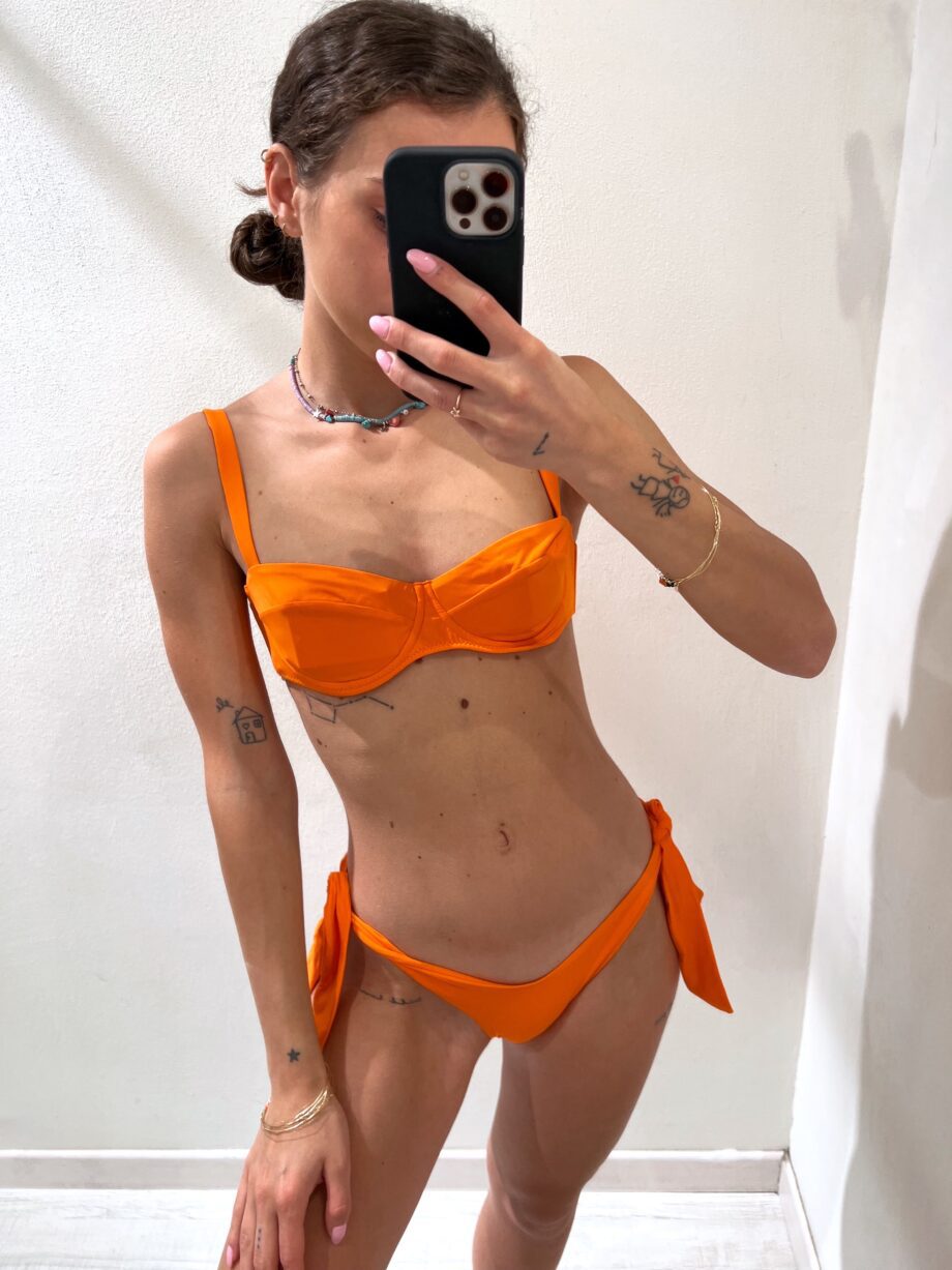 Shop Online Bikini slip Nadine rainbow arancio Matinée