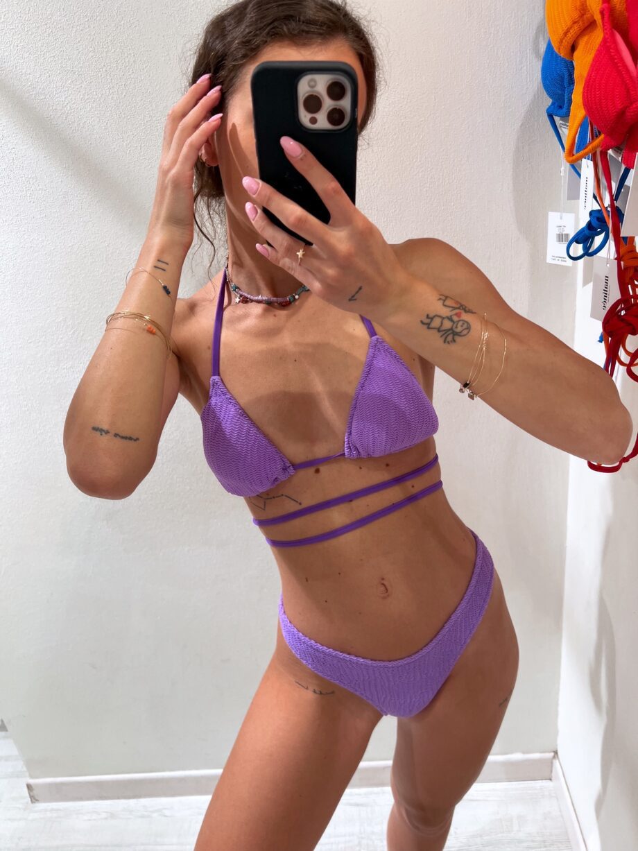 Shop Online Bikini triangolo Camille rainbow viola Matinée